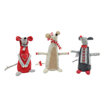 Load image into Gallery viewer, Felt Mouse Standing 18cm Assorted
