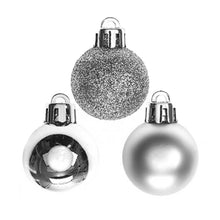 Load image into Gallery viewer, Silver 3cm Baubles 24pk
