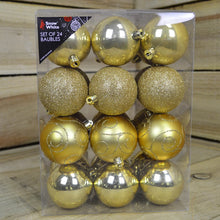 Load image into Gallery viewer, Snow White Gold Baubles