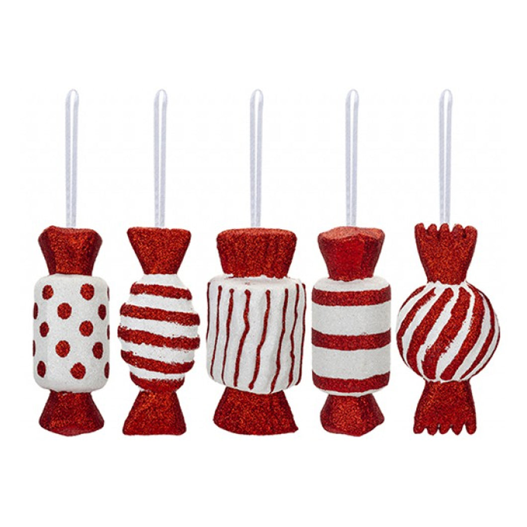 Snow White Candy Cane Sweet Christmas Decoration