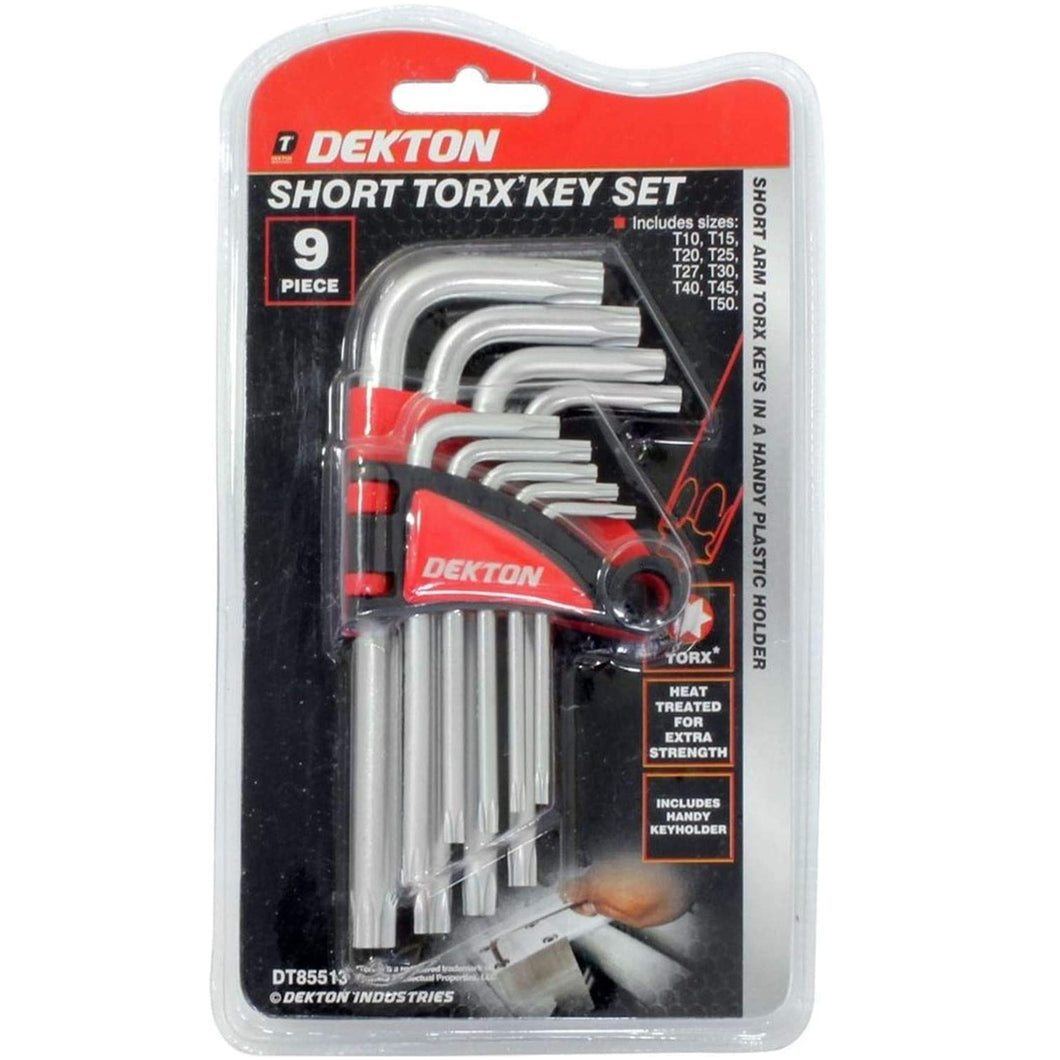 Dekton 9pc Short Torx Key Set 