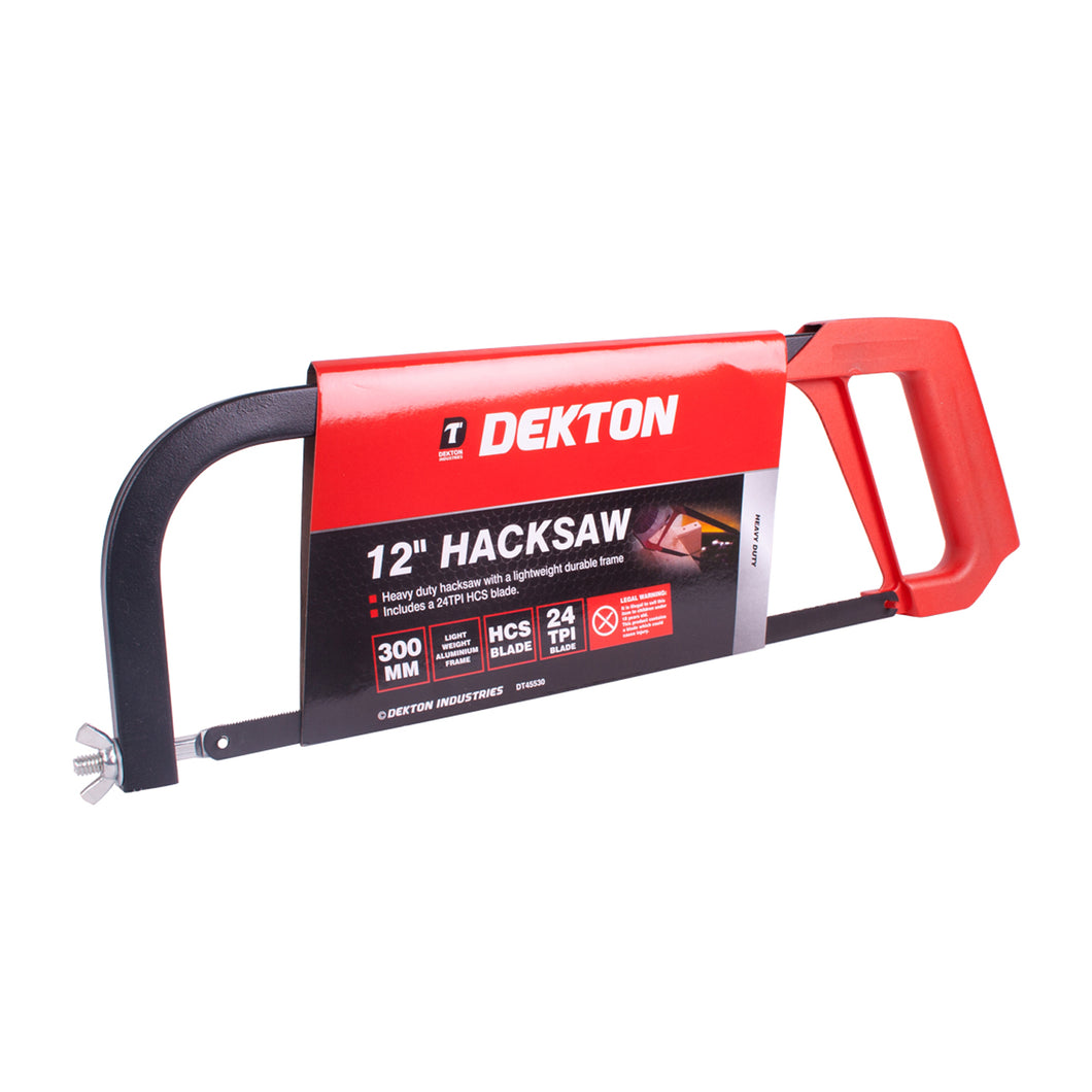 Dekton 12'' Hacksaw | Dekton Replacement Hacksaw Blades 12pk