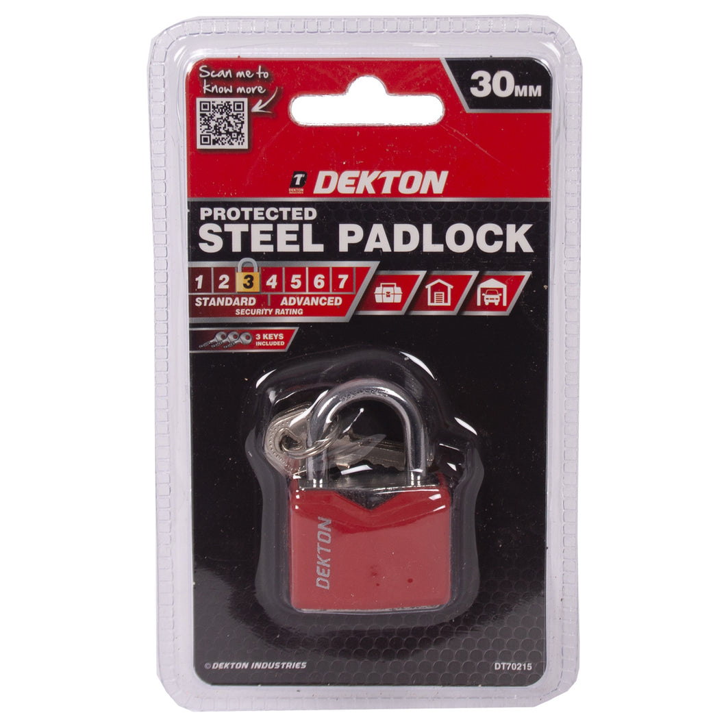 Dekton Protected Steel Padlock