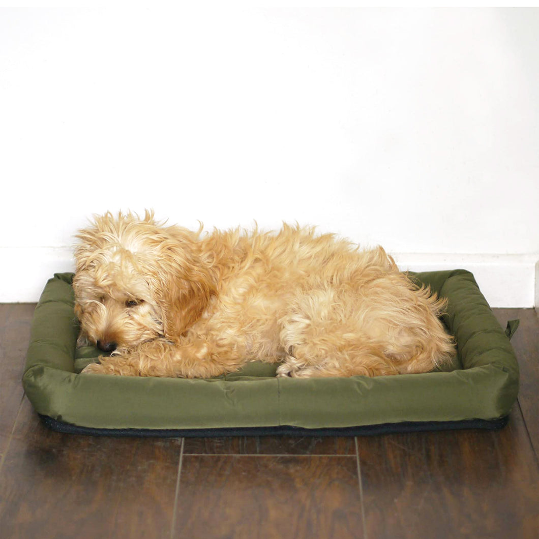 Rosewood Green Water Resistant Dog Bed