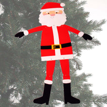 Load image into Gallery viewer, Jointed Paper Wall Hanging Santa 120cm