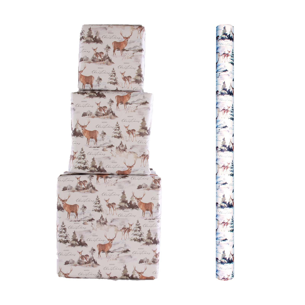 Christmas By Violet  Back To Nature Wilderness Gift Wrap 4m
