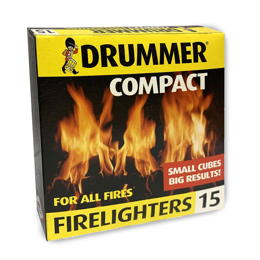 Drummer Compact Firelighters 15 Pack