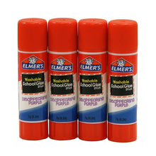 Load image into Gallery viewer, Elmer&#39;s Washable Disappearing Purple Glue Sticks 4pk
