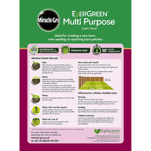 Load image into Gallery viewer, Miracle-Gro EverGreen Multi Purpose Lawn Seed
