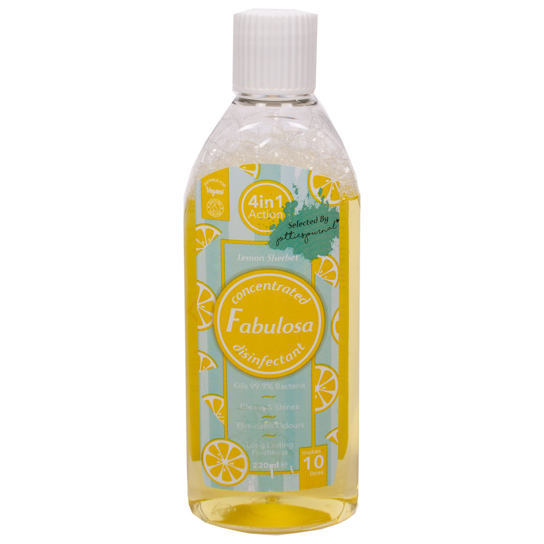 Fabulosa Concentrated Disinfectant Lemon Sherbert 220ml