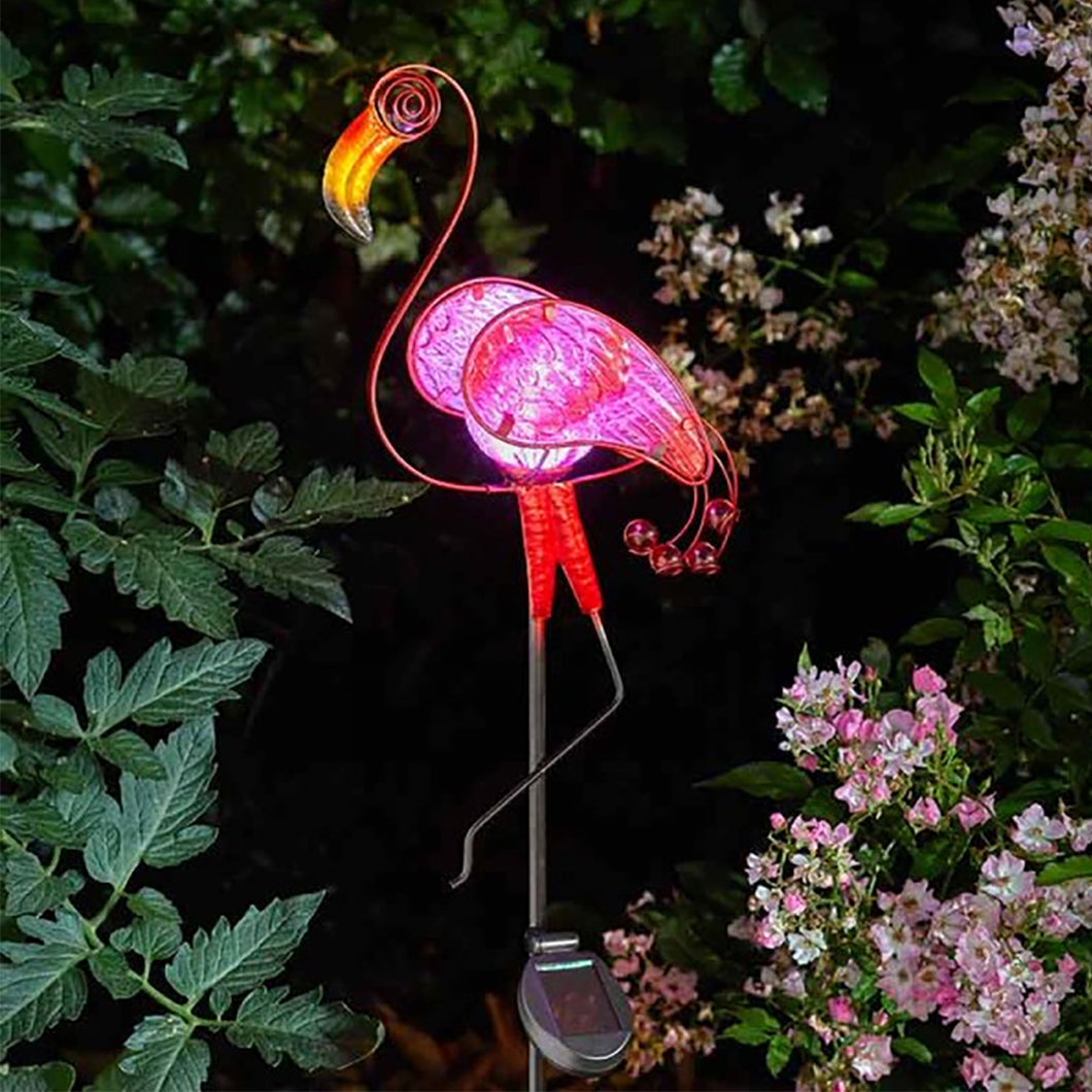 Flamingo Garden Stake Light