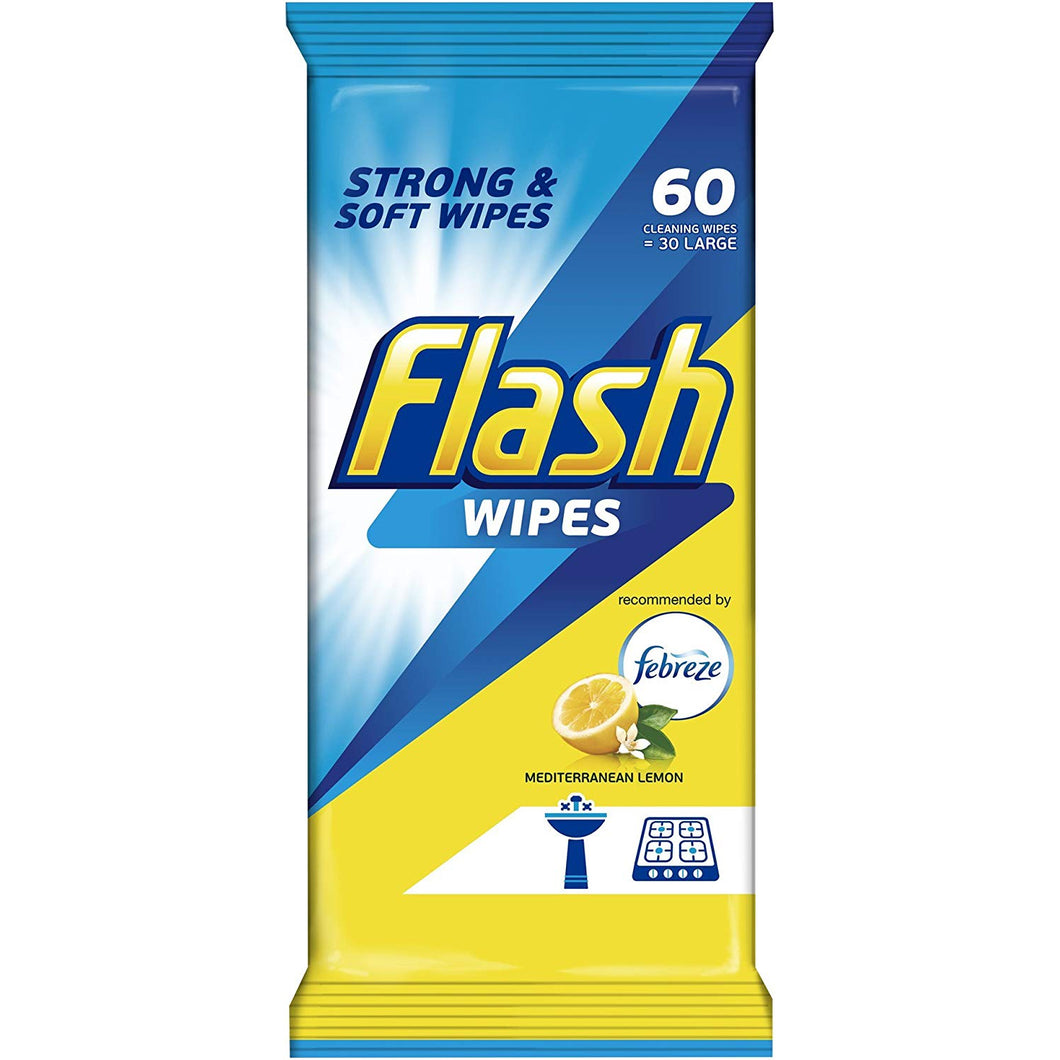 Flash All Purpose Cleaning Wipes 60 Pk 