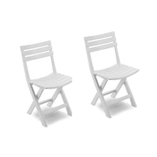 Load image into Gallery viewer, White Foldable Birki Garden Chair
