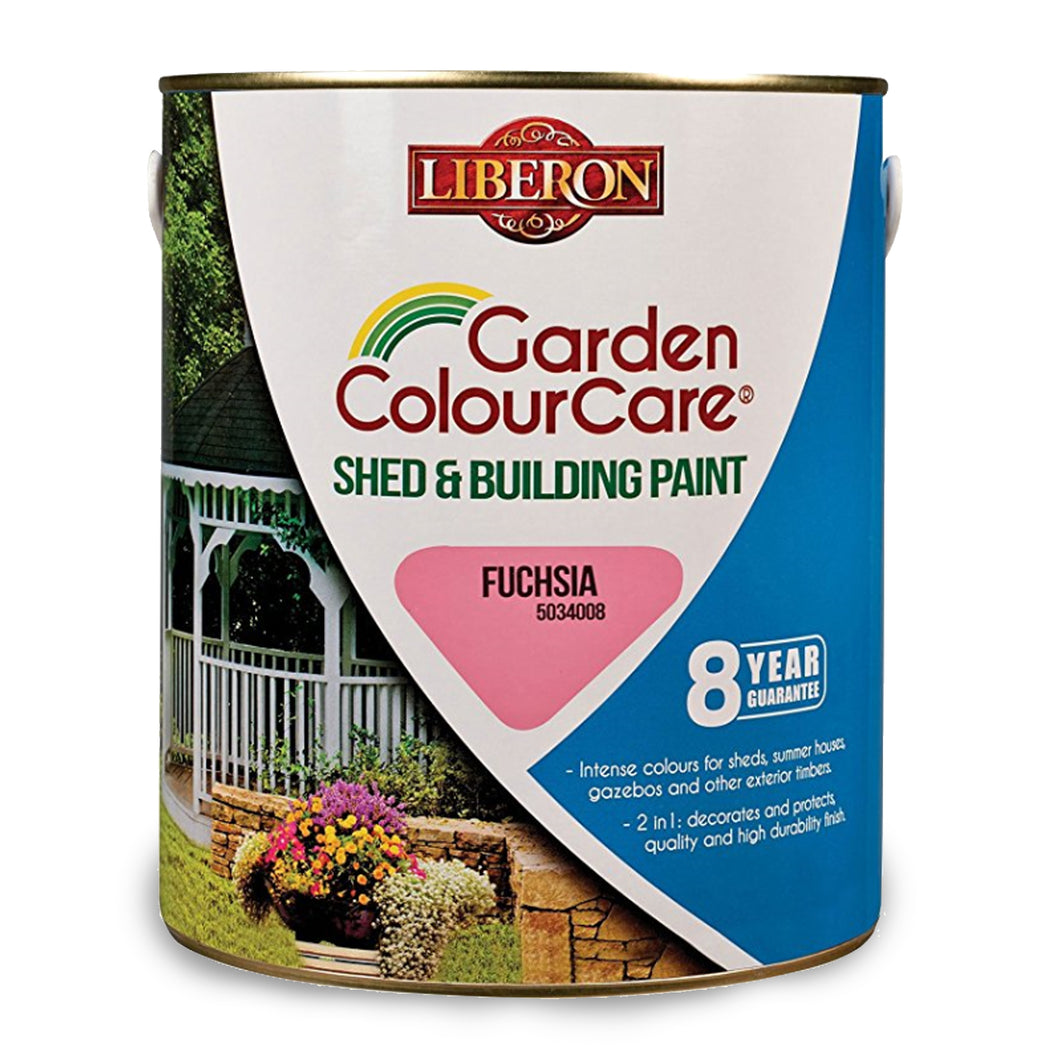 Liberon Fuchsia Shed & Building Paint 2.5L