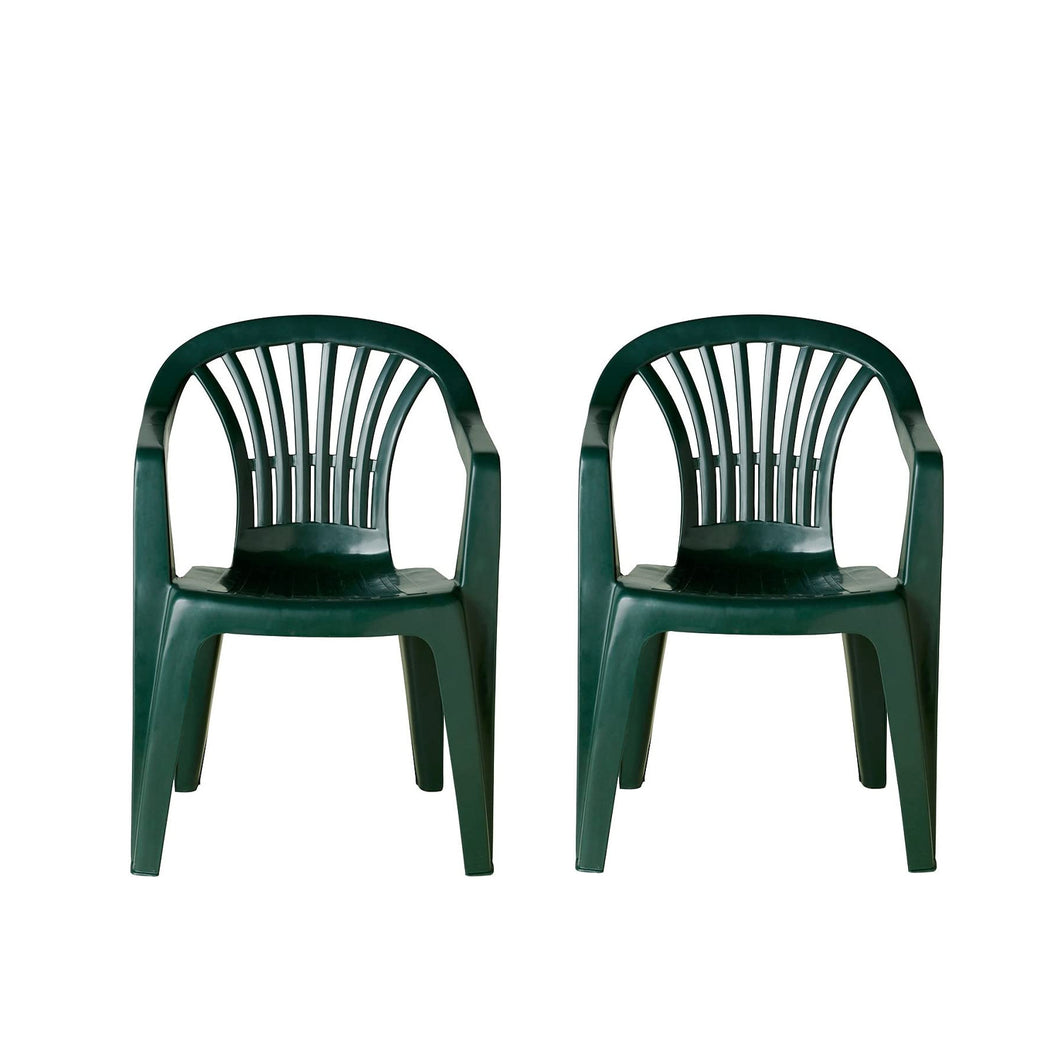 Green Patio Garden Arm Chairs