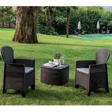 Load image into Gallery viewer, Anthracite Garden Table &amp; Chairs Set
