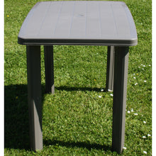 Load image into Gallery viewer, Plastic Taupe Garden Table 100x70cm

