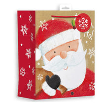 Load image into Gallery viewer, Giftmaker Santa Snowflake Christmas Gift Bag

