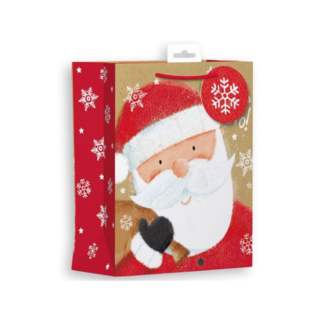 Giftmaker Santa Snowflake Christmas Gift Bag