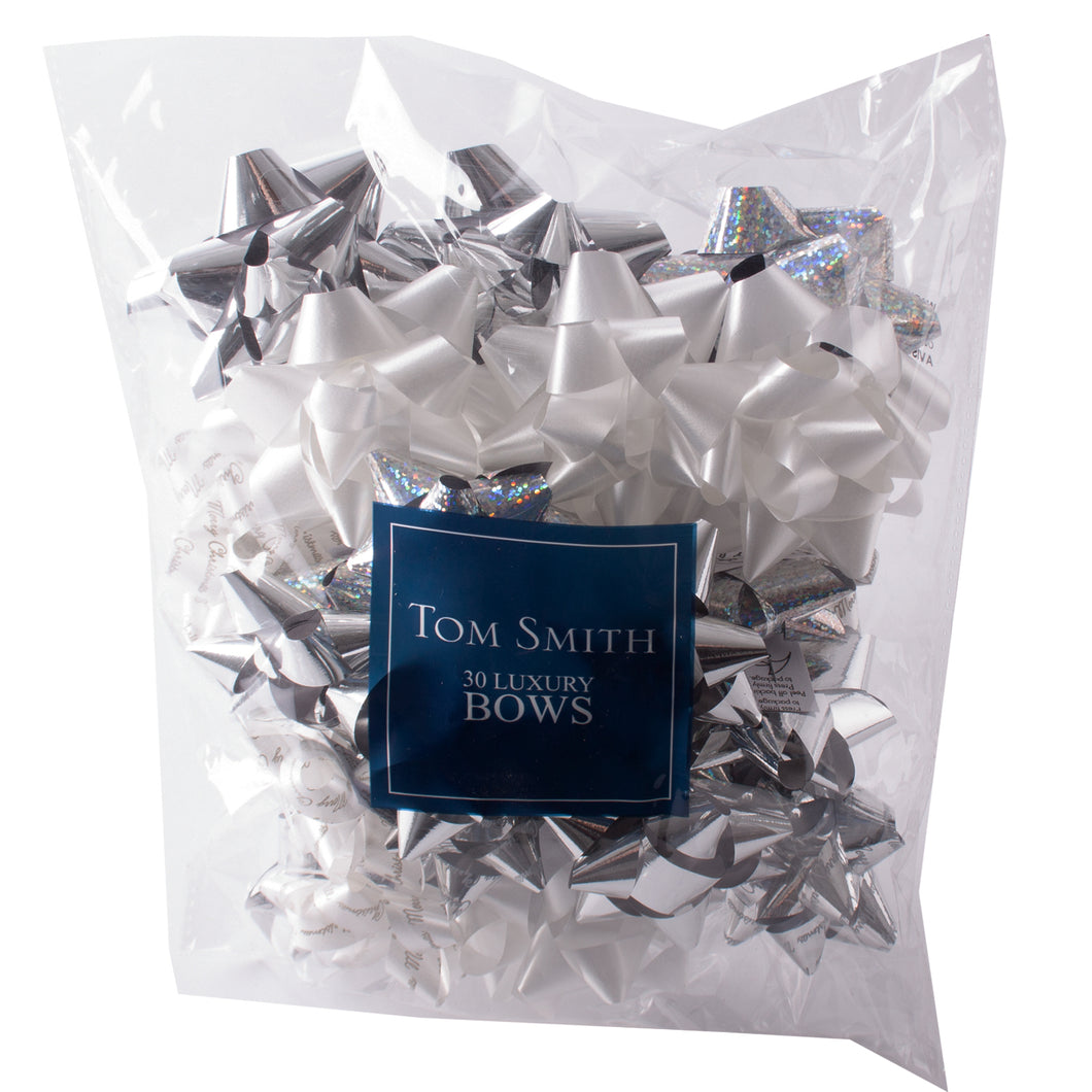 Luxury Silver Bows