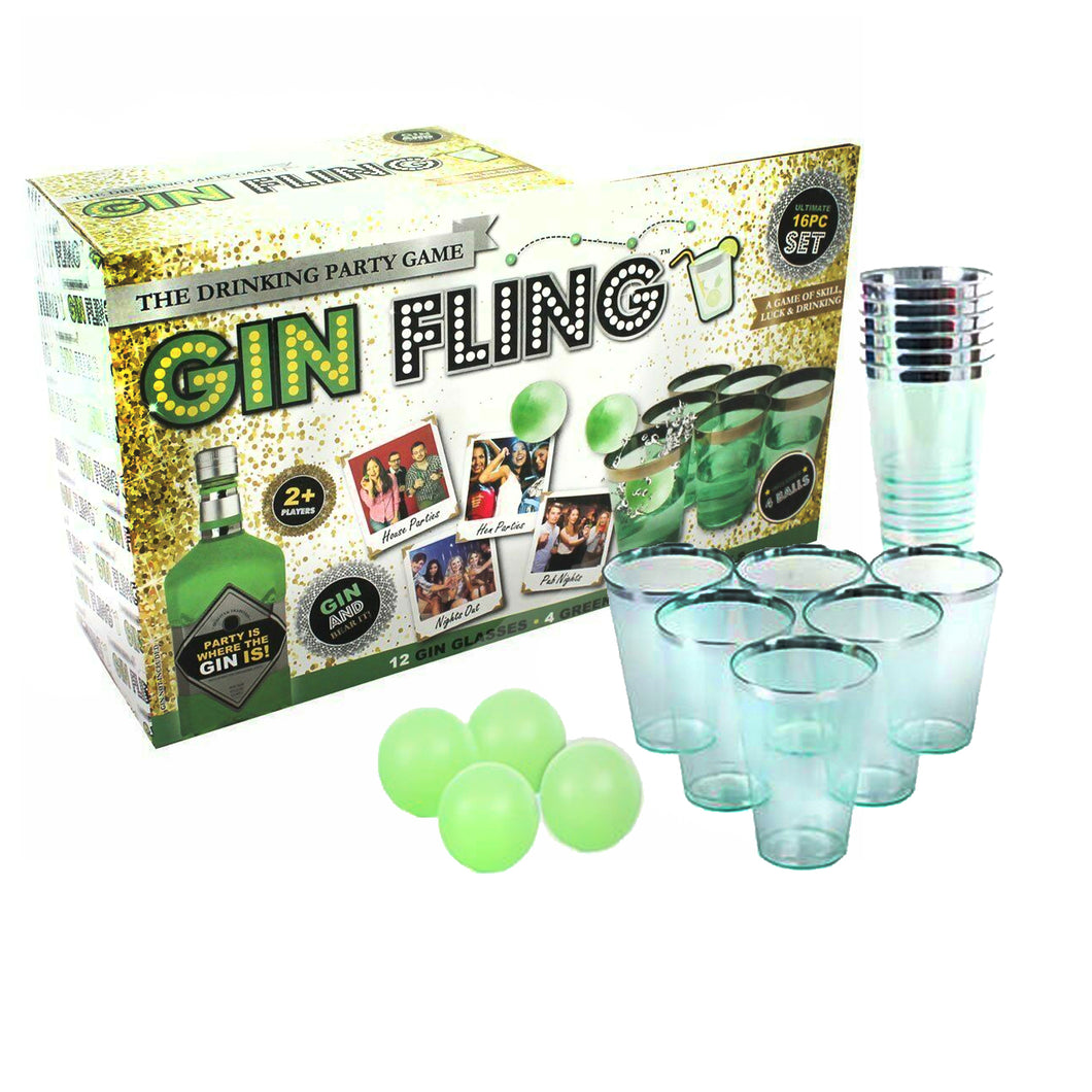 'Gin Fling' Drinking Game