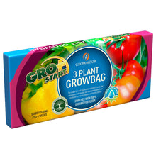 Load image into Gallery viewer, Growmoor Gro+ Start 3 Plant Growbag 24L
