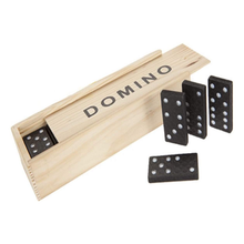 Load image into Gallery viewer, Domino Set in Wooden Box 28pc
