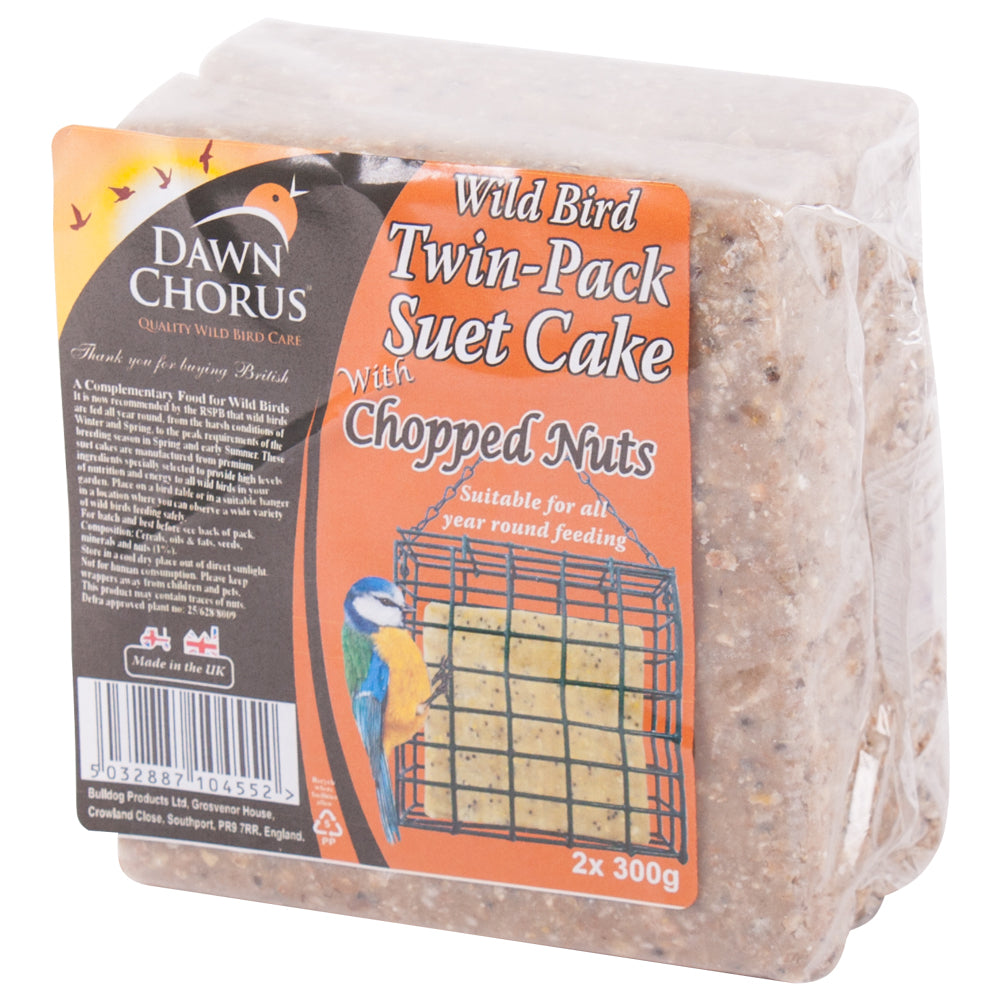 Twin Pack Suet Cake Chopped Nuts