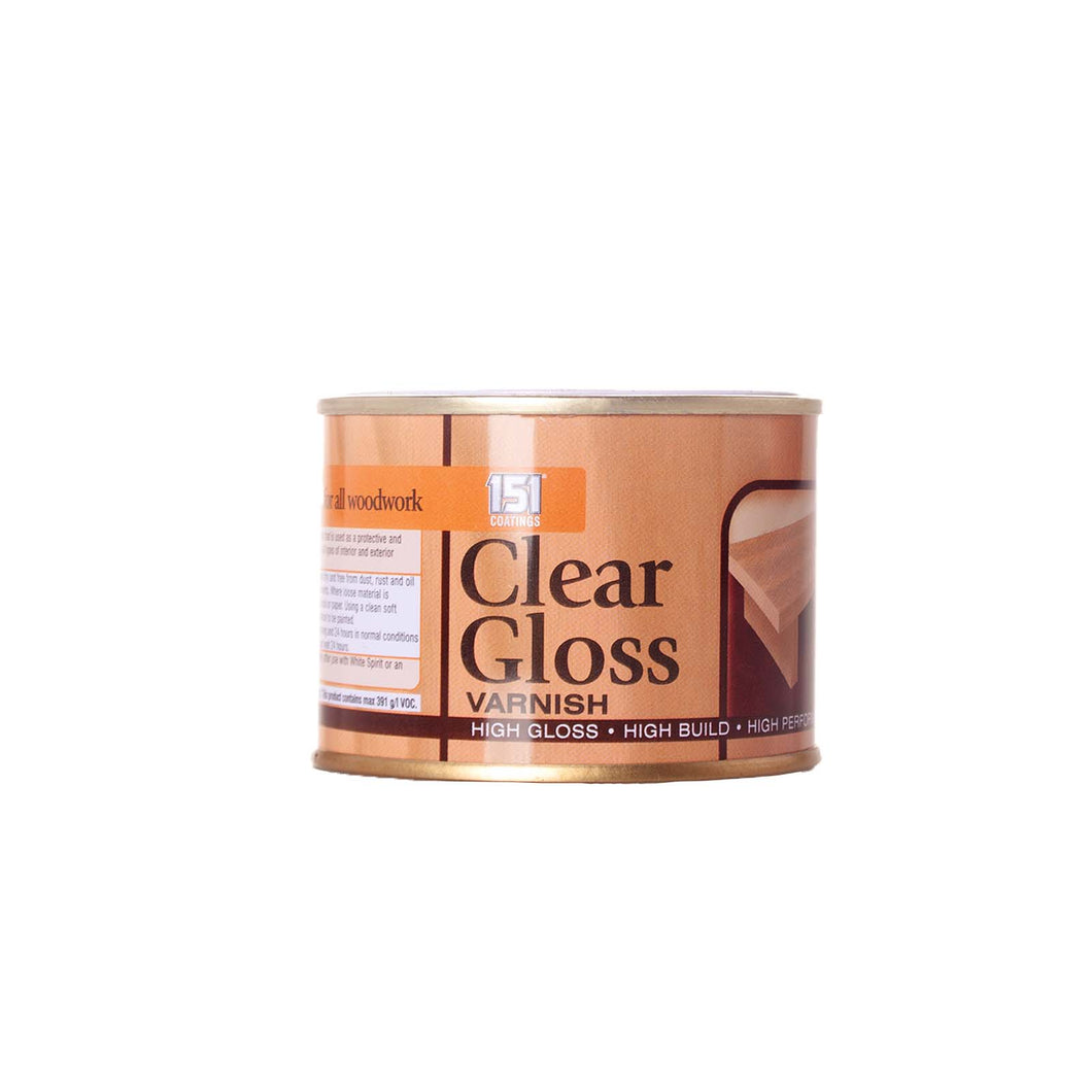 Clear gloss varnish tin 