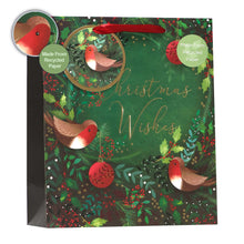 Load image into Gallery viewer, Robin gift bag with matching robin gift tag
