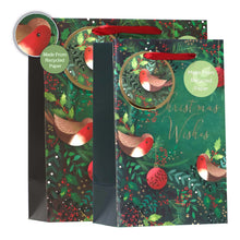 Load image into Gallery viewer, Christmas Robin Gift Bag
