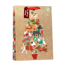 Load image into Gallery viewer, Christmas Kraft Dog Gift Bag
