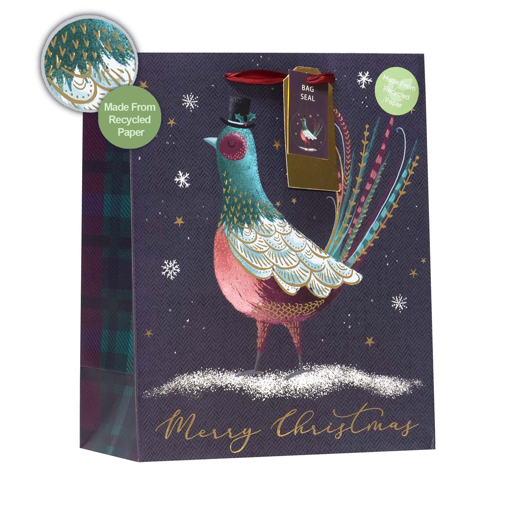 Christmas Noble Pheasant Gift Bag