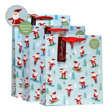 Load image into Gallery viewer, Christmas Santa skiing gift bags
