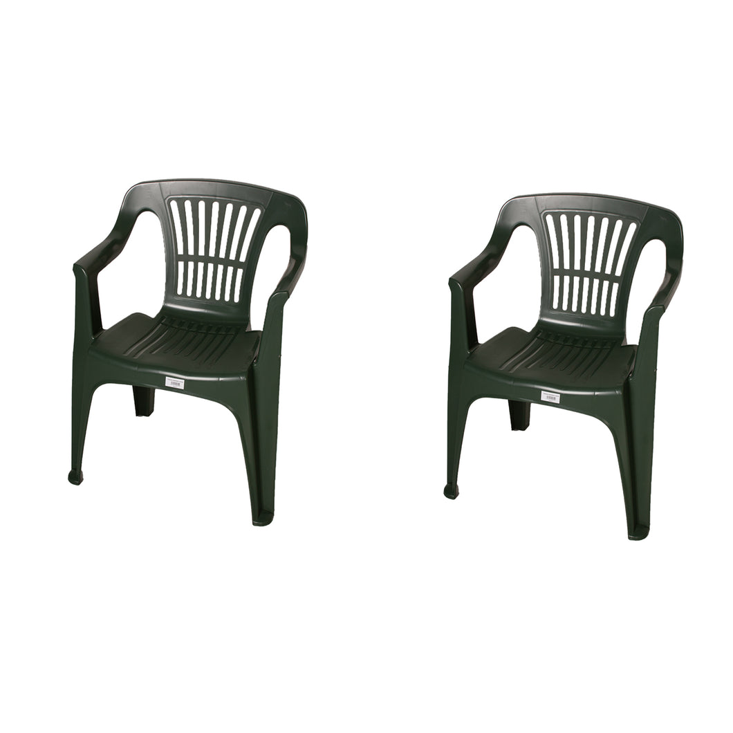 Plastic Green Garden Chairs