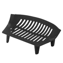 Load image into Gallery viewer, Black Cast Iron Fire Grate For 16&quot; Fireplace