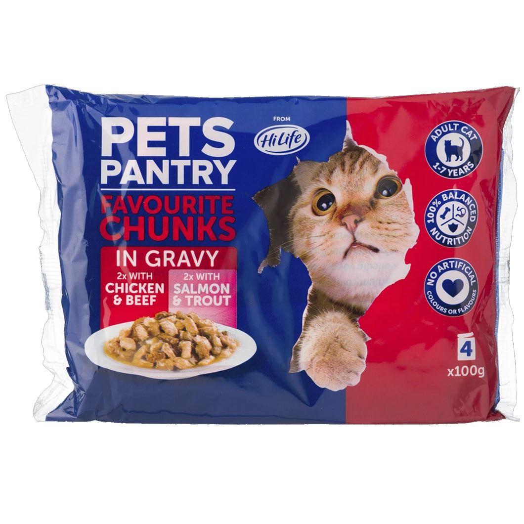 Pets Pantry Favourite Chunks In Gravy