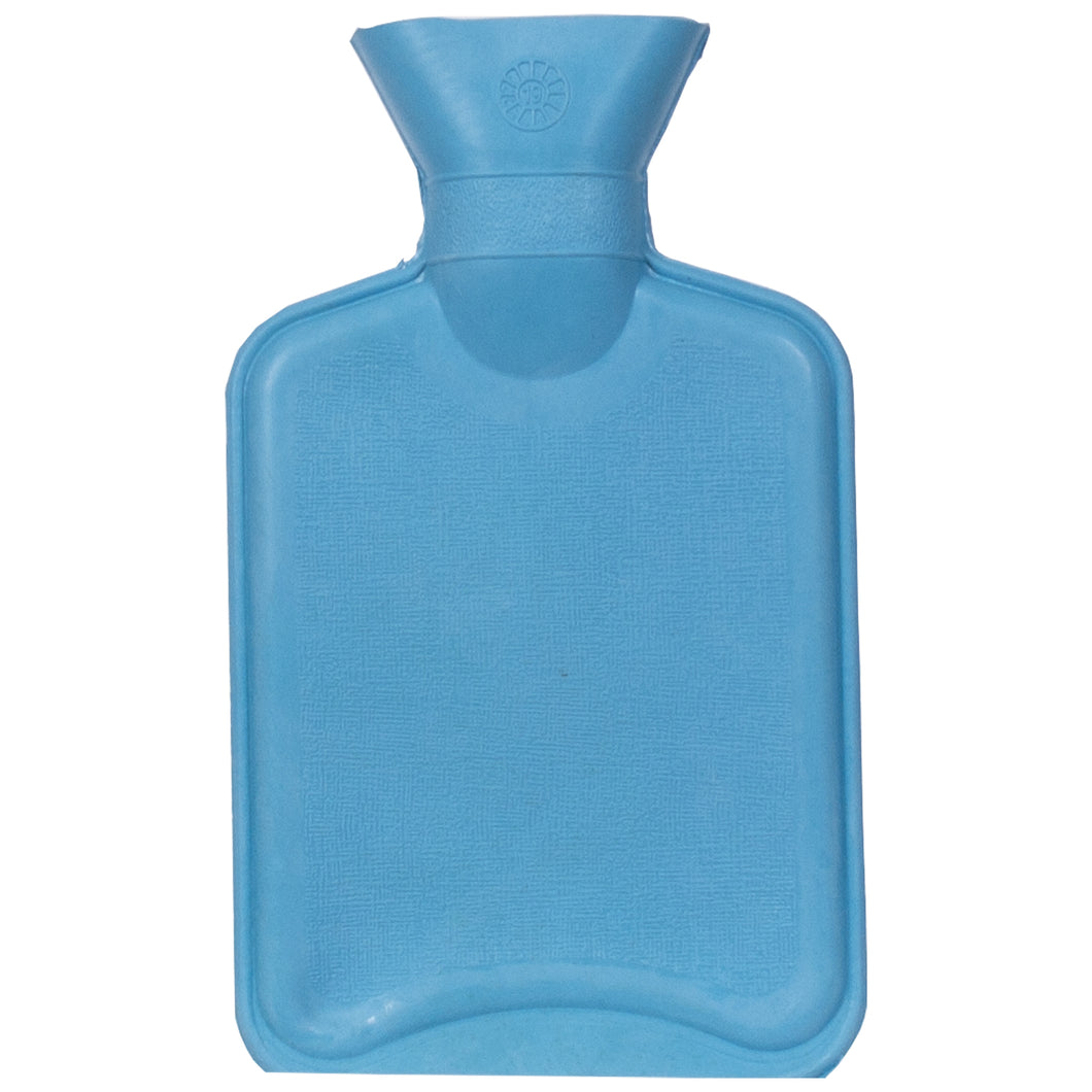 Blue 1 Litre hot water bottle