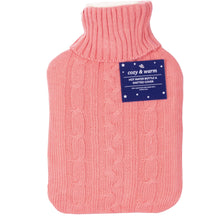 Load image into Gallery viewer, Cozy &amp; Warm Knitted Covered Hot Water Bottle 2L
