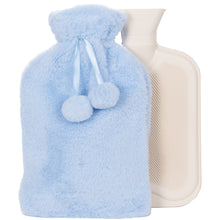 Load image into Gallery viewer, Cozy &amp; Warm Hot Water Bottle With Plush Cover 2L
