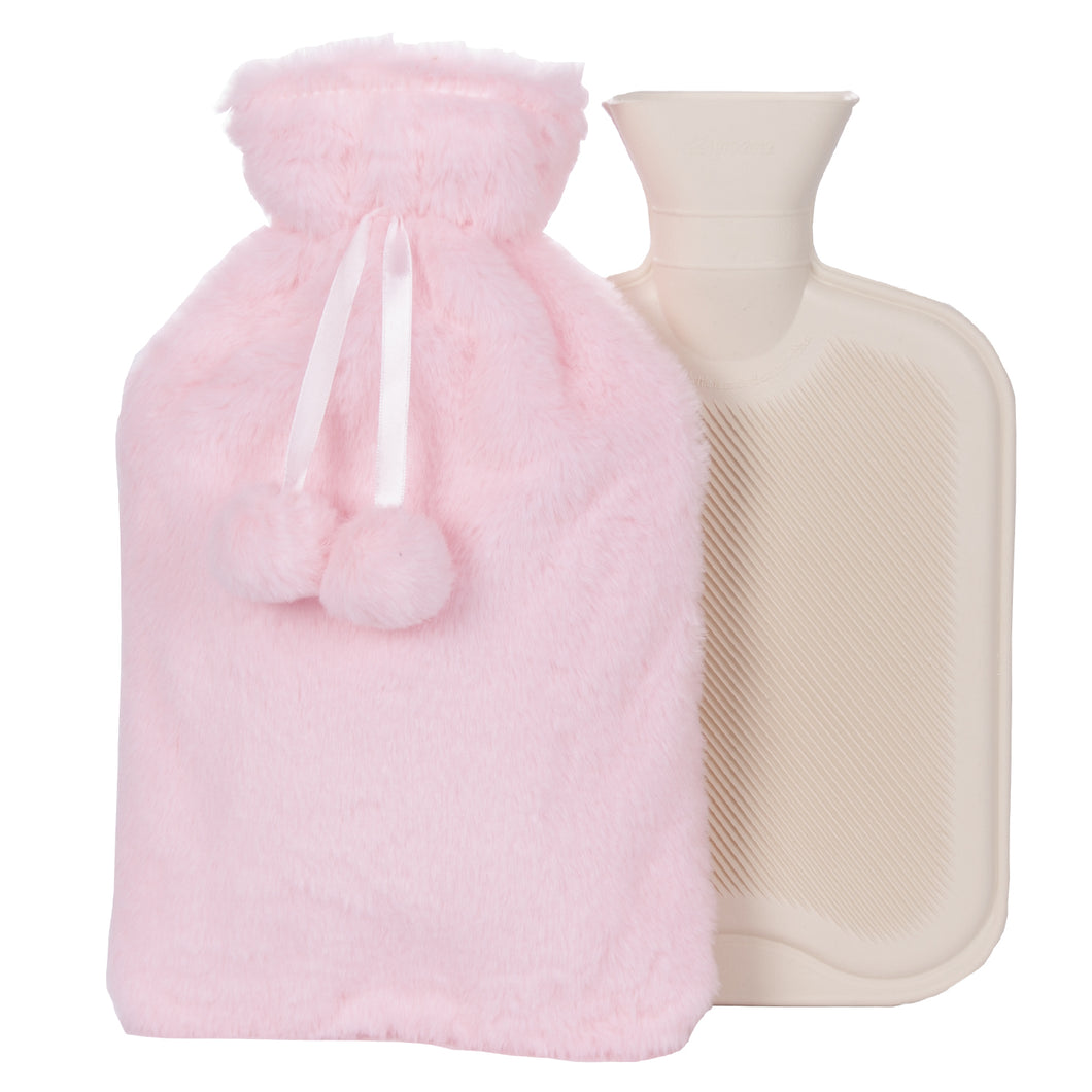 Cozy & Warm Hot Water Bottle With Plush Cover 2L