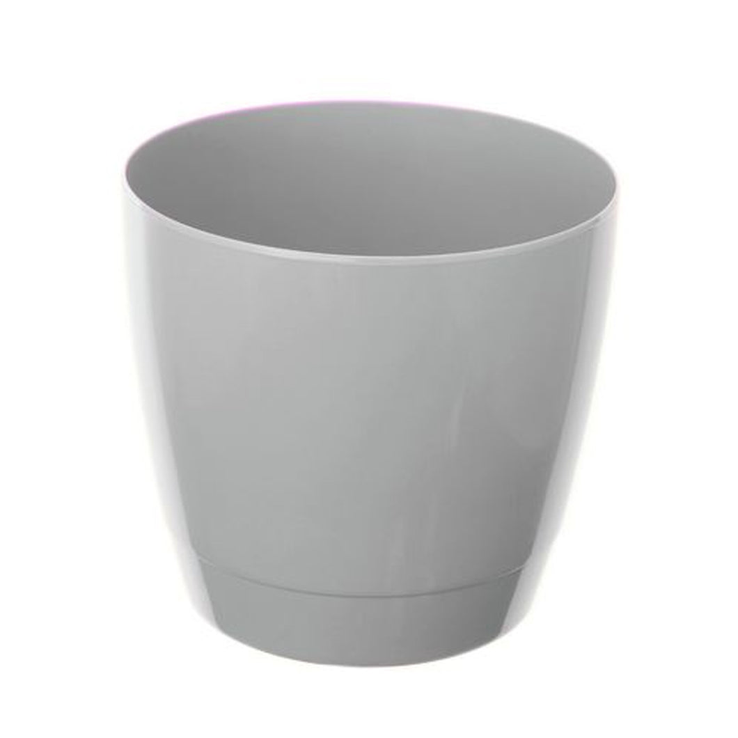 Whitefurze Round Cool Grey Indoor Pot