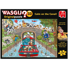 Load image into Gallery viewer, Wasgij Original 33 Calm on the Canal 1000 Piece Jigsaw
