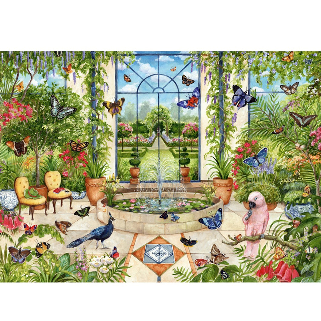 Falcon Butterfly Conservatory 1000 Pieced Jigsaw