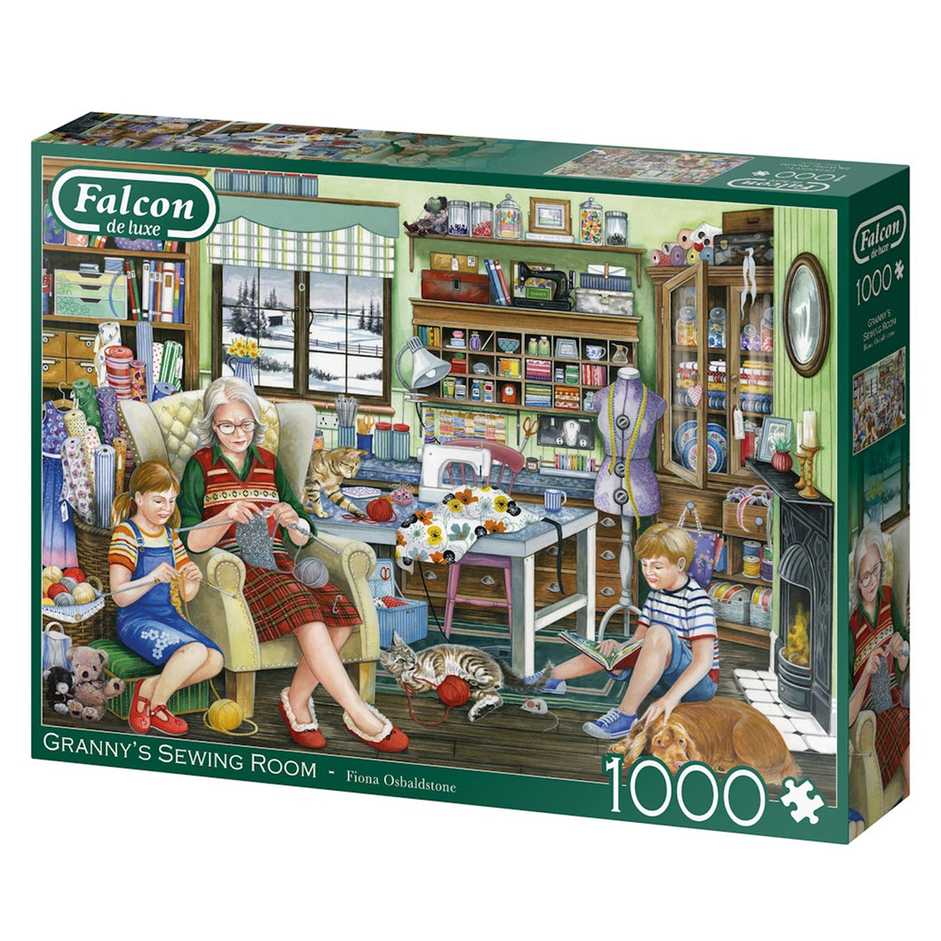 Falcon Granny's Sewing Room 1000 Piece Jigsaw