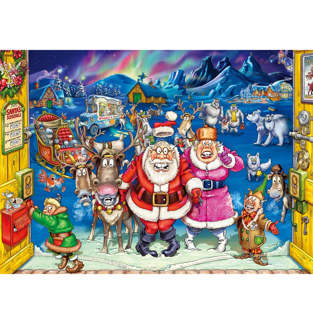 Wasgij Christmas 17 Elf Inspection 1000 Piece Jigsaw