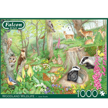 Load image into Gallery viewer, Falcon Woodland Wildlife 1000 Piece Jigsaw
