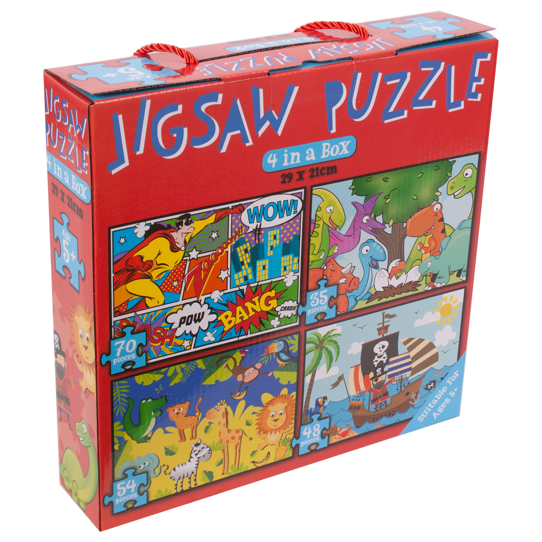 Jigsaw Puzzle 4 In A Box
