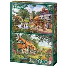 Load image into Gallery viewer, Falcon A Beautiful Summer&#39;s Day 2x 1000 Piece Jigsaw
