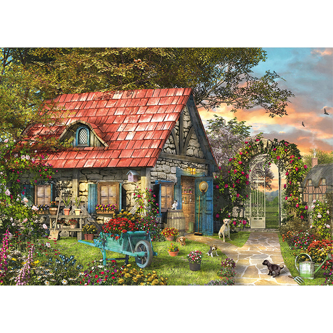 Falcon The Woodland Cottages 2x1000 Piece Jigsaw